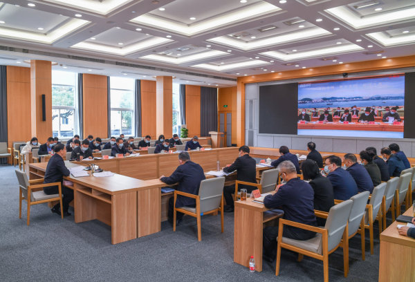 王昌荣主持召开市级党委365足球体育亚洲版_365平台是做什么的_beat365官方网站委书记视频座谈会</br>研究谋划明年我省365足球体育亚洲版_365平台是做什么的_beat365官方网站工作思路